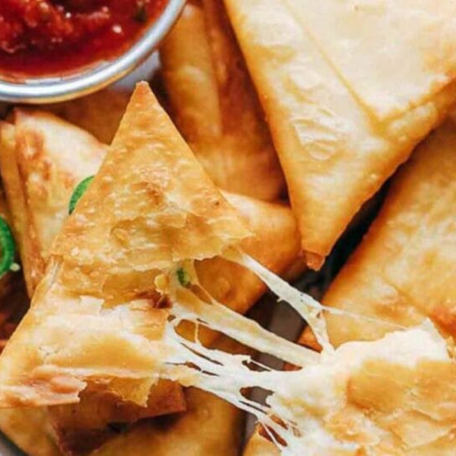 CHICKEN CHEESE SAMOSA 12 PIECES